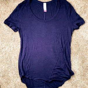 Navy Blue Crew Neck Tee